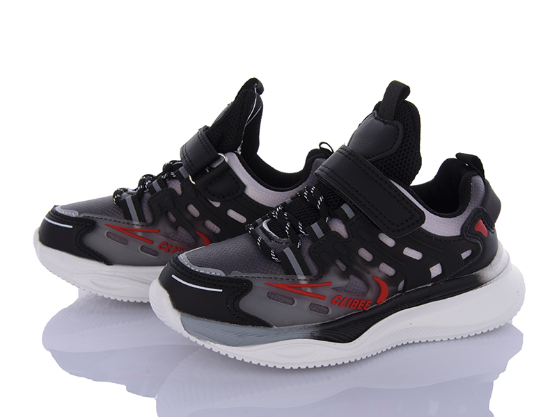 Кроссовки Цветик (27-31) LB995 black-red (деми)