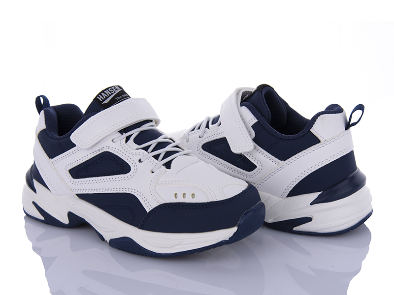 Кроссовки Цветик (32-37) LC817 blue-white (деми)