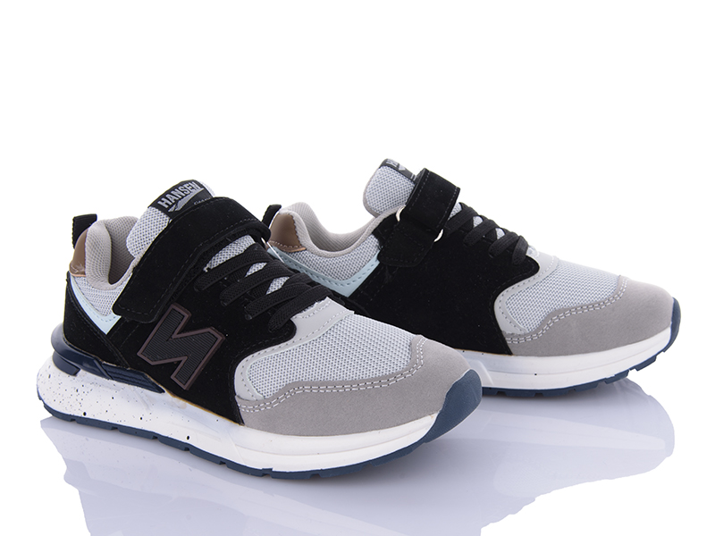 Кроссовки Цветик (31-36) LC945 m.grey-black (деми)