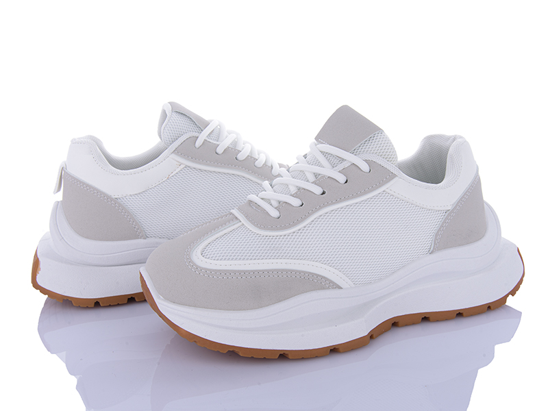 Кроссовки VIOLETA (36-41) 92-37 white (деми)