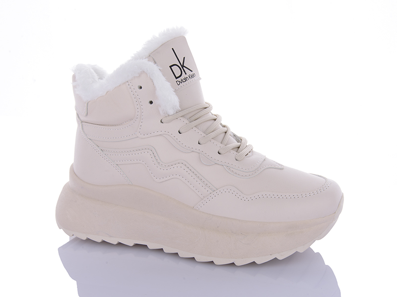 Кроссовки QQ Shoes (36-41) JP30 beige (зима)