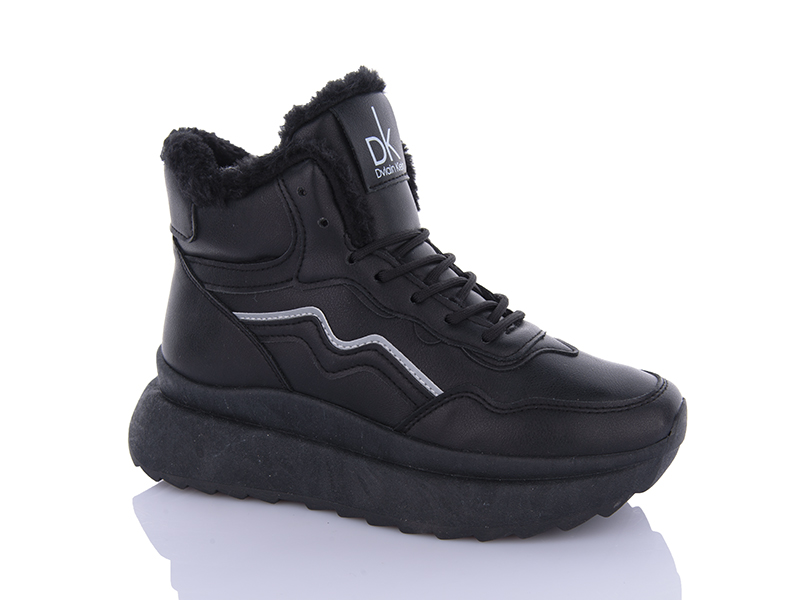 Кроссовки QQ Shoes (36-41) JP30 black (зима)
