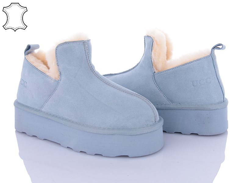 Угги PL PS (36-41) 5804 blue (зима)