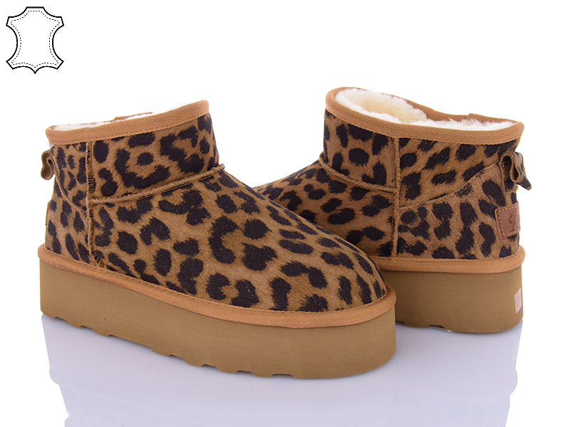 Угги PL PS (36-41) 5853 camel (зима)