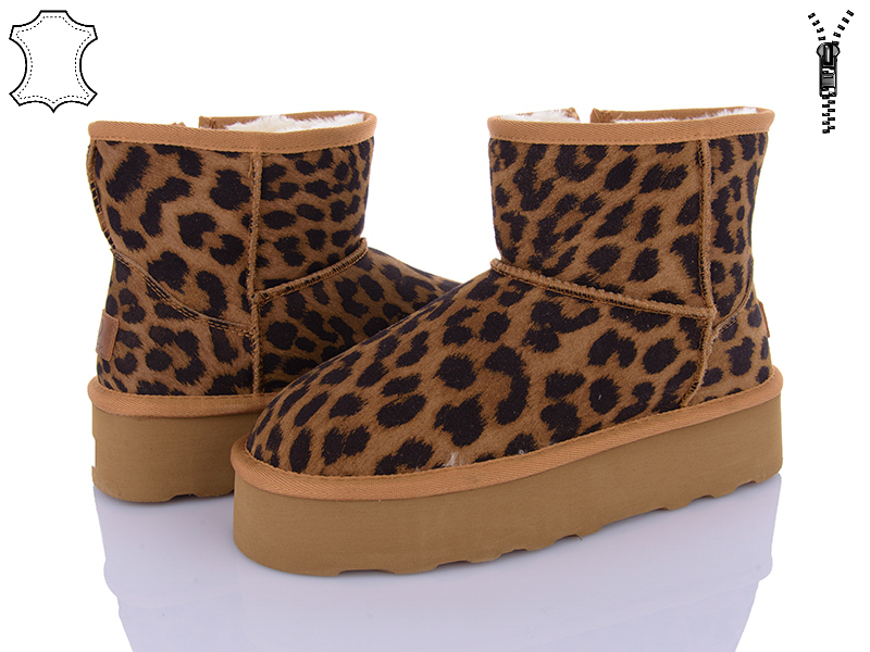 Угги PL PS (36-41) 5854 camel (зима)