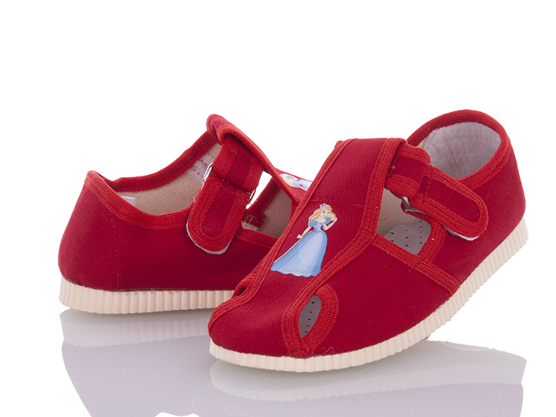 Тапочки Starkids (17-20) 0228 красный (лето)