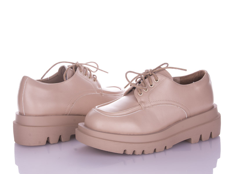 Туфли VIOLETA (36-41) 166-23 khaki (деми)