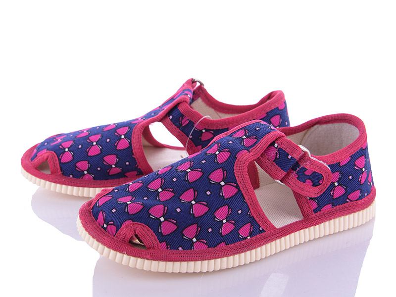 Тапочки Starkids (17-19) 0237 бантики (деми)