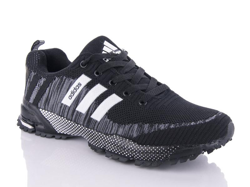 Кроссовки Enigma (41-45) A1856 black-white (деми)