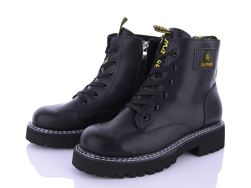 Ботинки Ailaifa (36-41) 7863 black (деми)