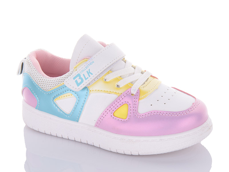 Кроссовки Xifa kids (27-36) 2388 pink-yellow (деми)