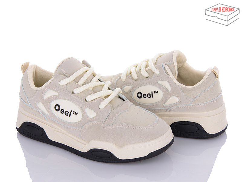 Кроссовки Ailaifa (36-41) A009 beige (деми)