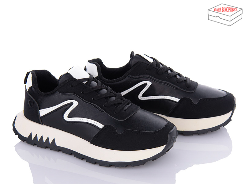 Кроссовки Ailaifa (36-41) DD05 black (деми)