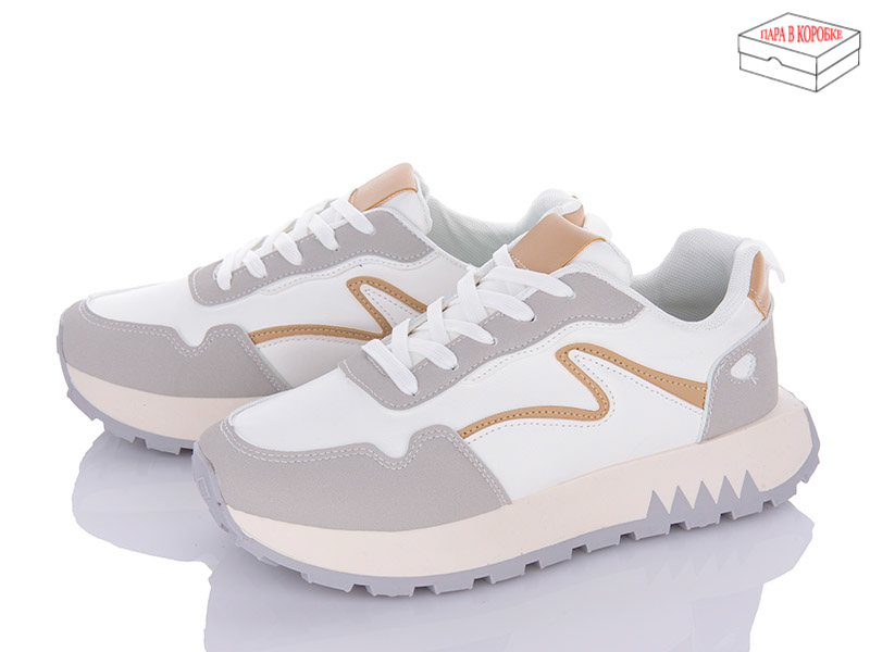 Кроссовки Ailaifa (36-41) DD05 white-grey (деми)