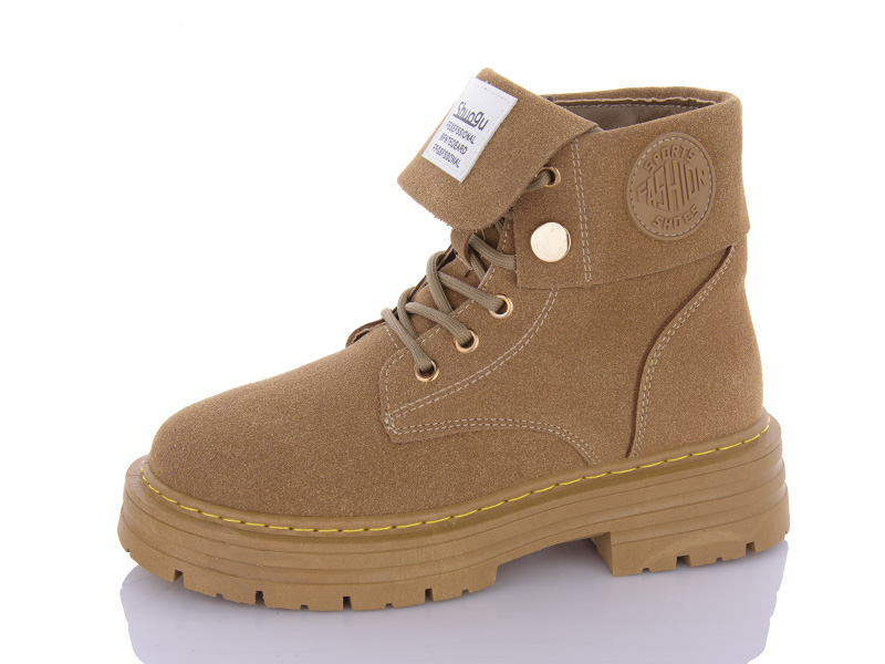 Ботинки Xifa (36-41) 2292 khaki (деми)
