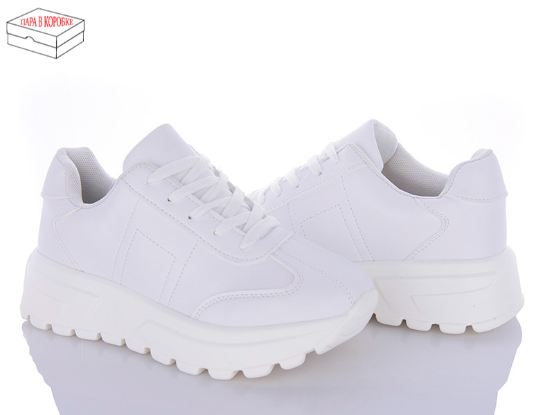 Кроссовки Ailaifa (36-41) 2387-2 white піна (деми)