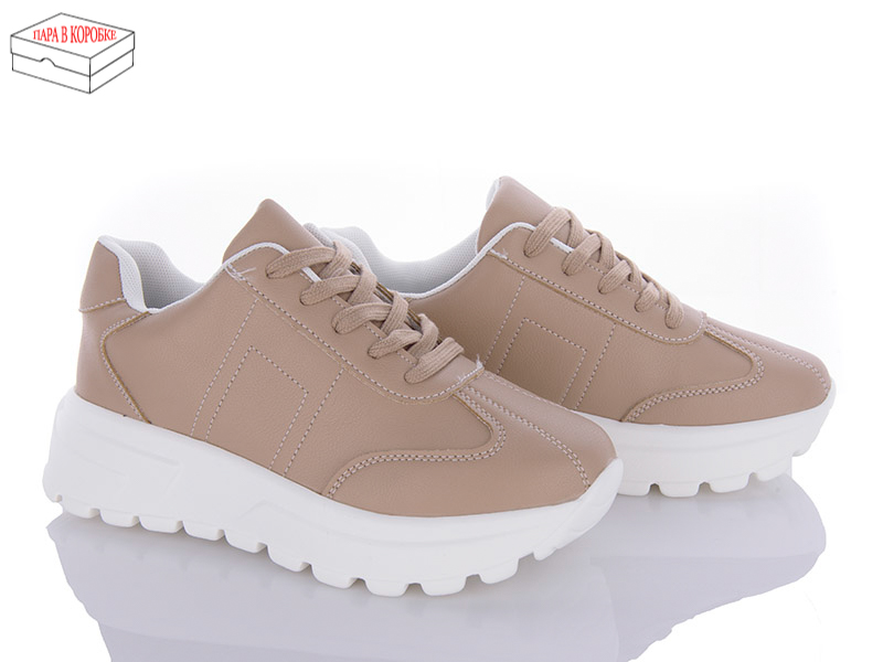 Кроссовки Ailaifa (36-41) 2387-3 khaki піна (деми)