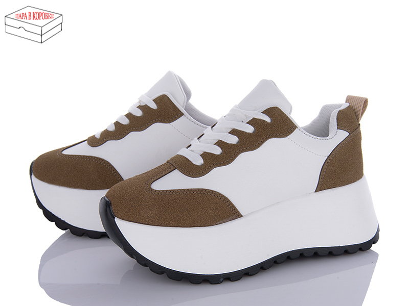 Кроссовки Ailaifa (36-41) 5085 khaki (деми)
