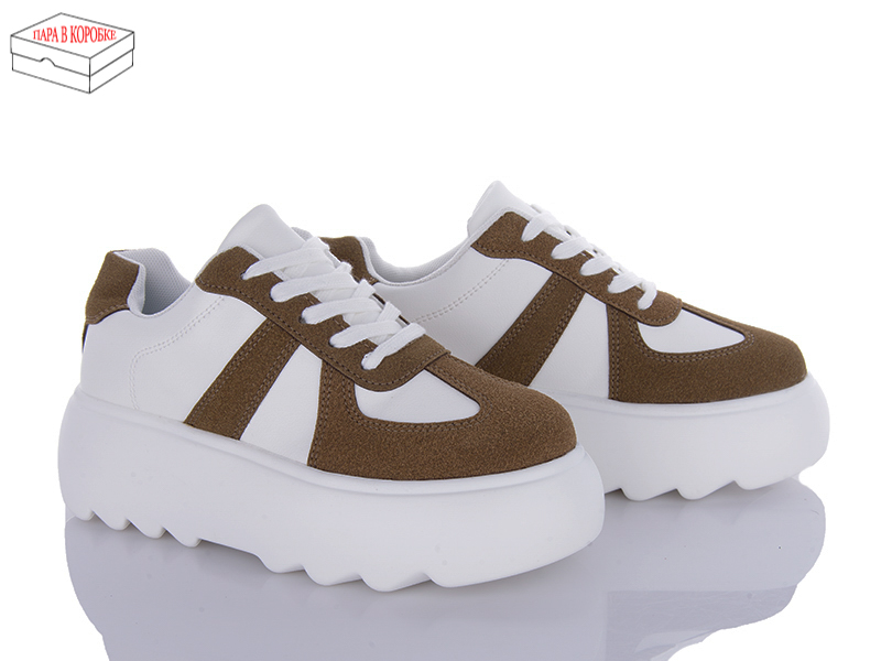 Кроссовки Ailaifa (36-41) 6029 khaki (деми)
