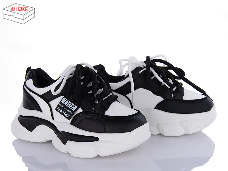 Кроссовки Ailaifa (36-41) 809 white-black (деми)