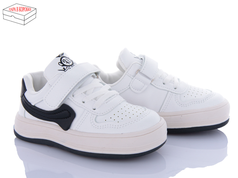 Кроссовки OkShoes (26-31) A167-3 black (деми)