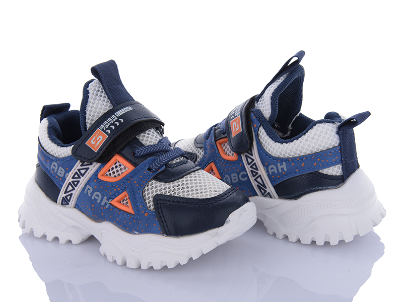 Кроссовки OkShoes (22-27) C040 d.blue (лето)