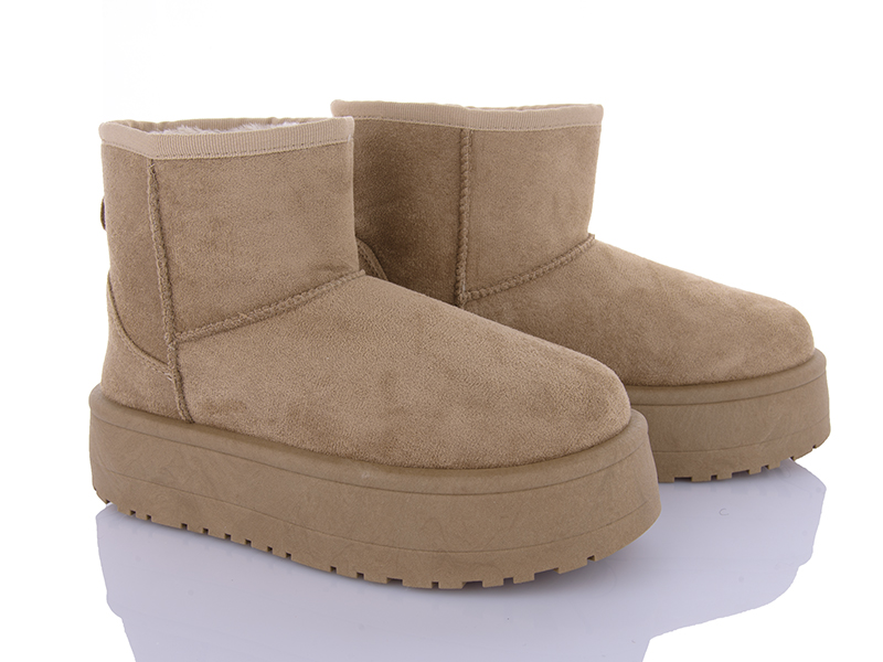 Угги QQ Shoes (36-41) AB030 khaki (зима)