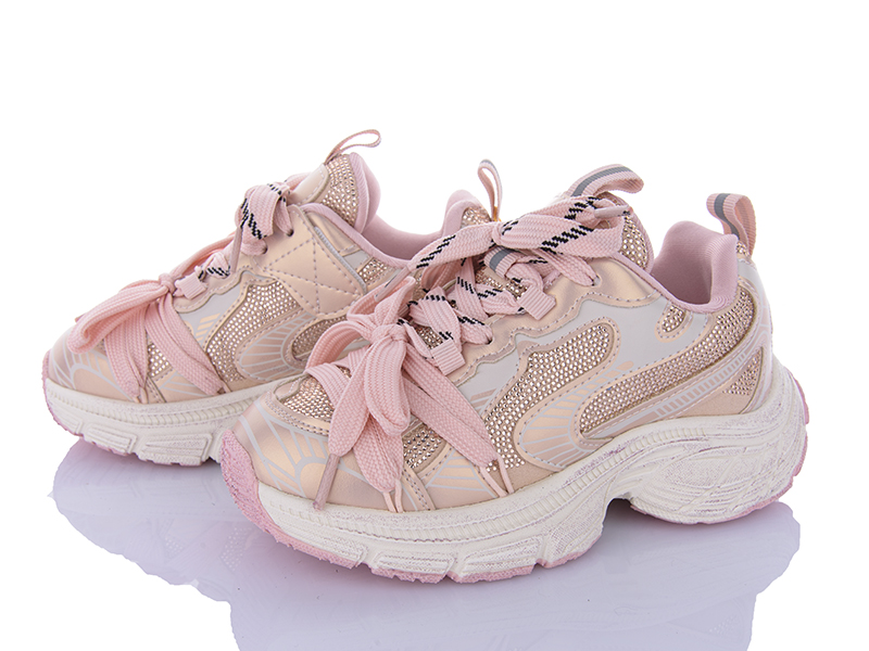 Кроссовки Clibee (31-37) AS86803-1 pink (деми)