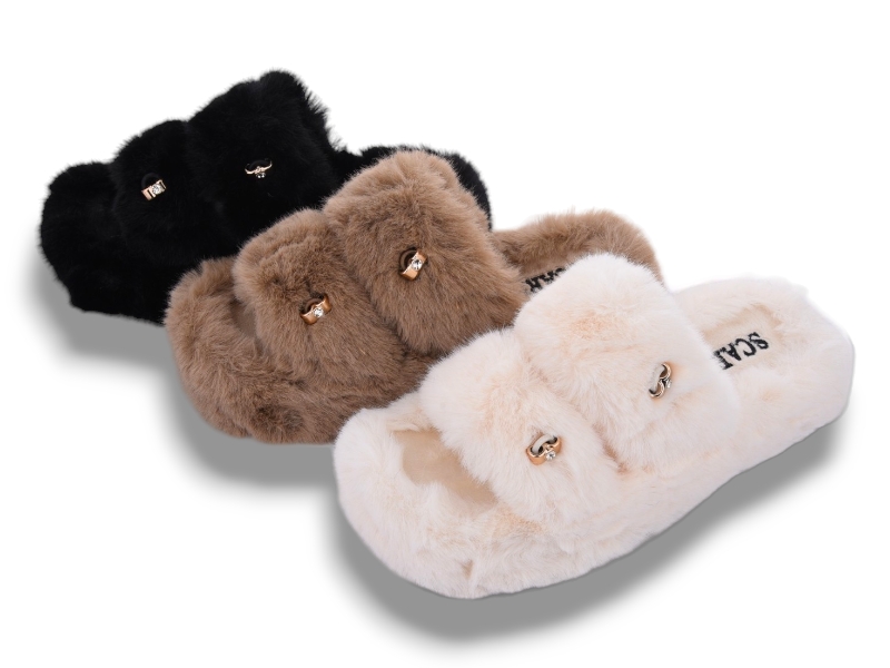 Тапочки Elmob (36-41) PL48A-5 mix (зима)