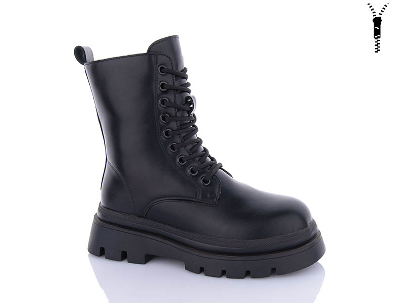 Ботинки ABA (36-41) 5230 black (зима)