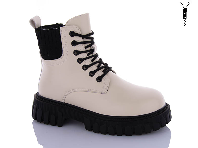 Ботинки ABA (36-41) 5236 beige (зима)