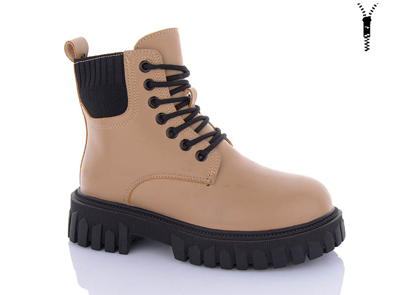 Ботинки QQ Shoes (36-41) 5236 khaki (зима)