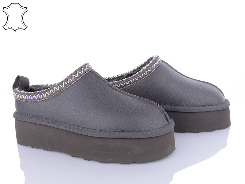 Угги PL PS (36-41) 5852-1 grey (зима)