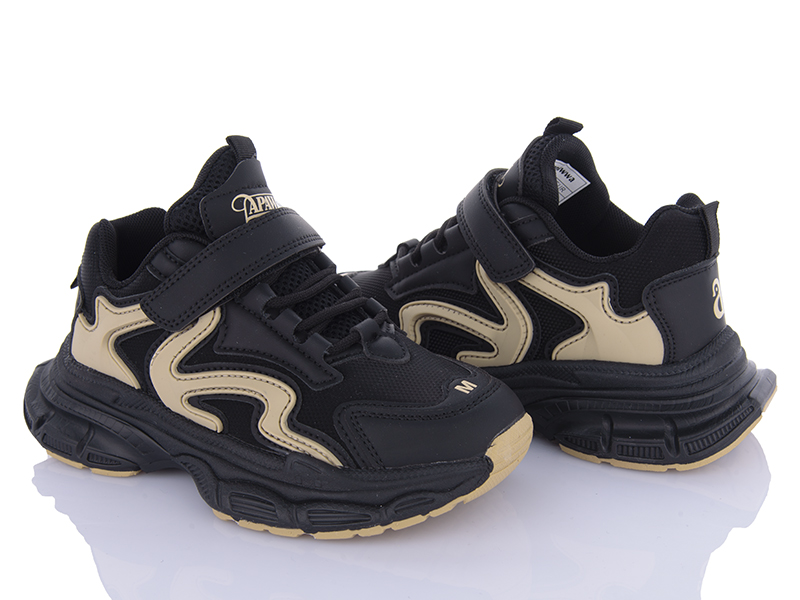 Кроссовки Clibee (32-37) G580 black (деми)