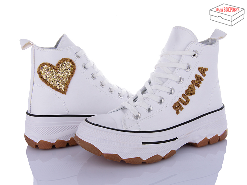 Ботинки QQ Shoes (36-41) D2399-3 (деми)