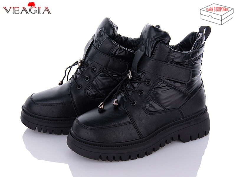 Ботинки ADA (36-41) YFS26 black (зима)