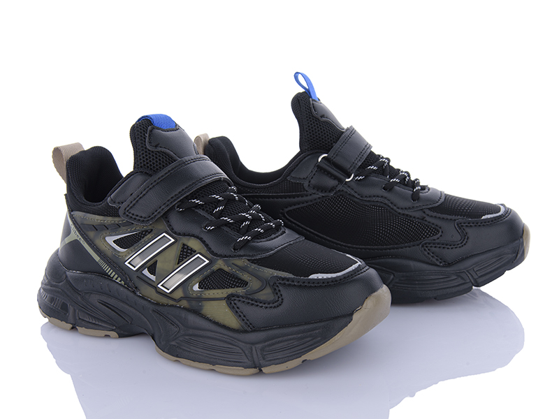 Кроссовки Цветик (32-37) LC997 black (деми)