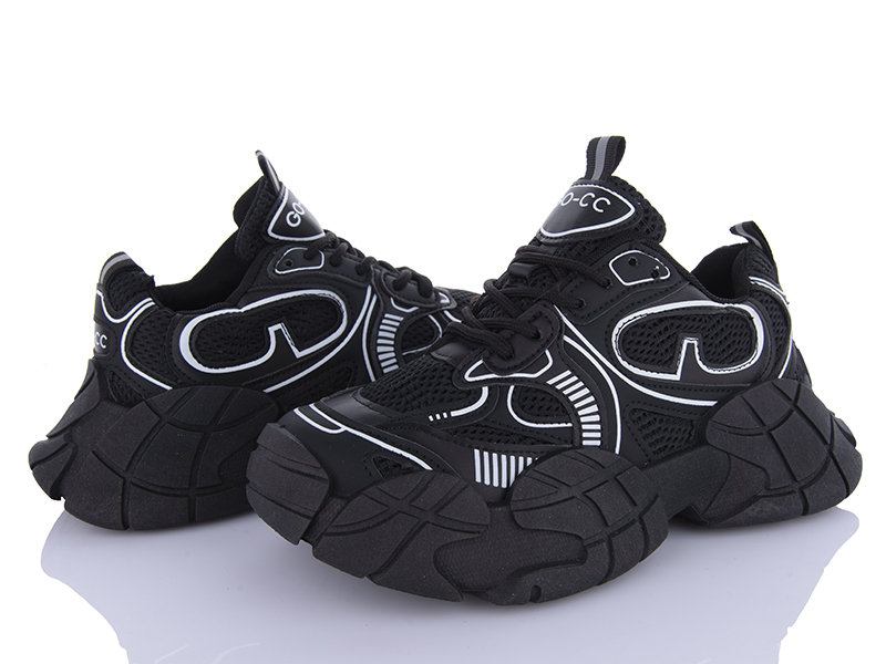 Кроссовки Shev Shoes (36-40) 0-1 black (деми)