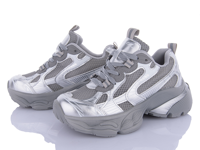 Кроссовки Shev Shoes (36-40) 1977 grey (деми)