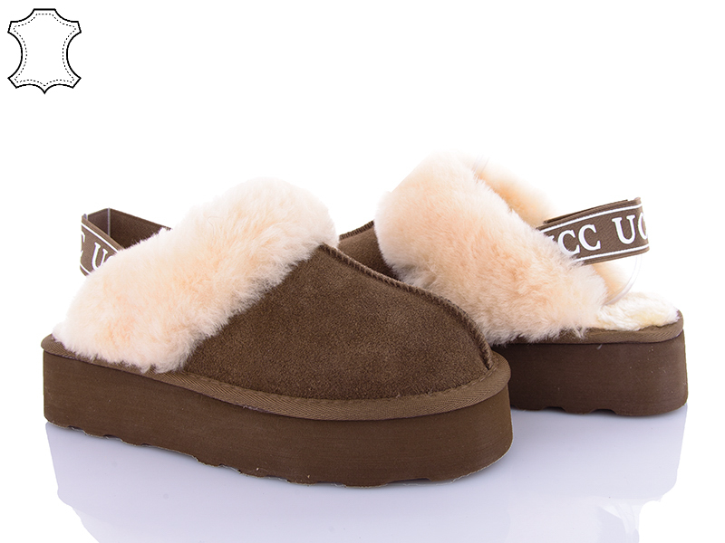 Угги PL PS (36-41) 5801 brown (зима)