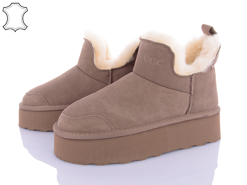 Угги PL PS (36-41) 5805 khaki (зима)