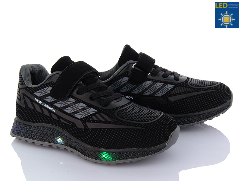 Кроссовки OkShoes (25-30) CP231-7 LED (деми)