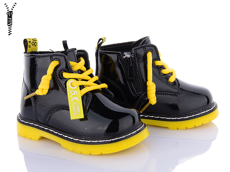 Ботинки Clibee (21-25) KBP708 yellow (деми)