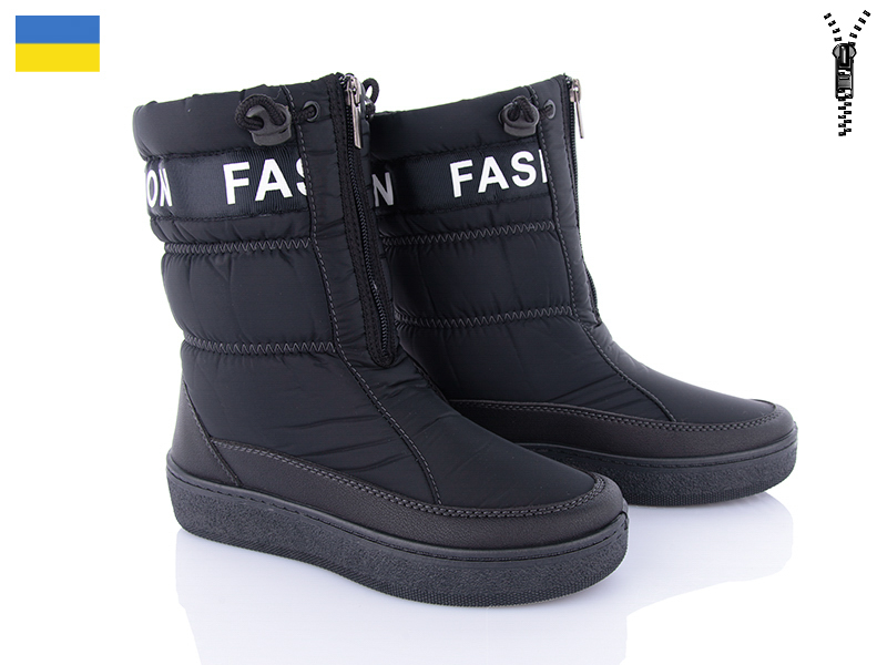 Дутики Paolla (37-42) 246 чорний (зима)