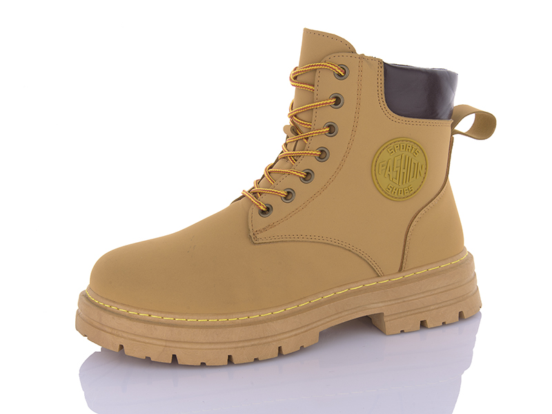 Ботинки QQ Shoes (39-44) D001 camel (деми)