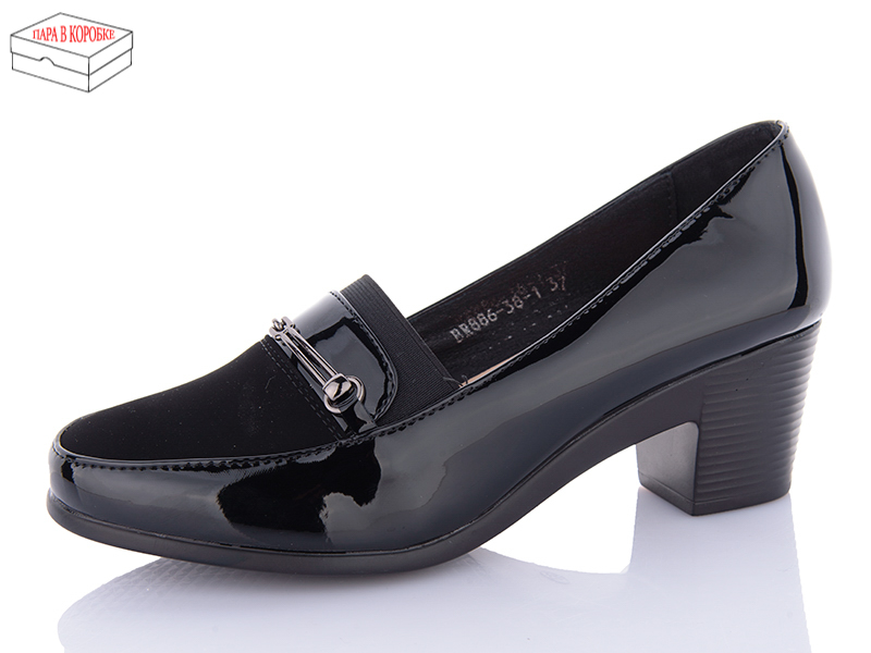 Туфли QQ Shoes (37-42) 886-38-1 (деми)