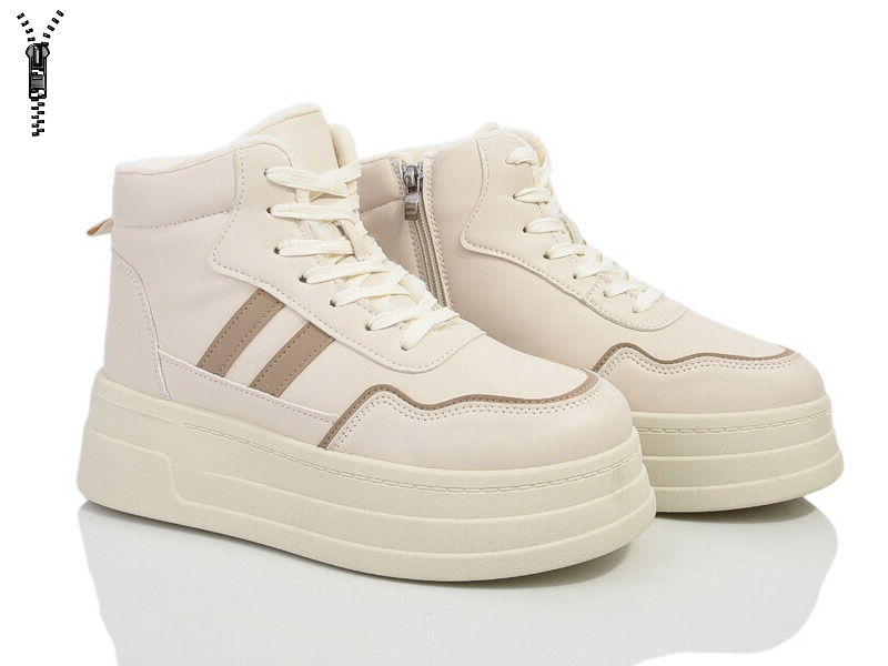 Ботинки Бабочка (36-41) 554 beige (зима)