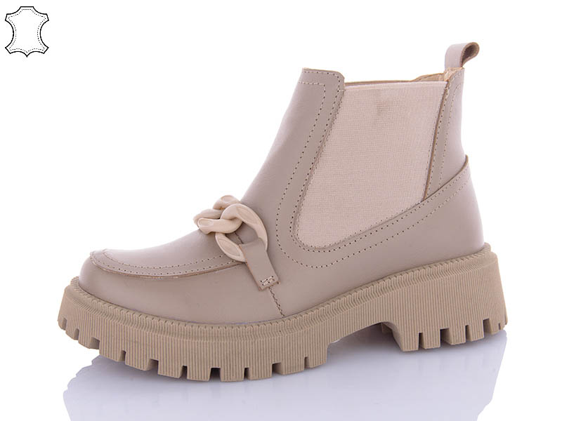Ботинки ABA (36-41) 205 beige (зима)