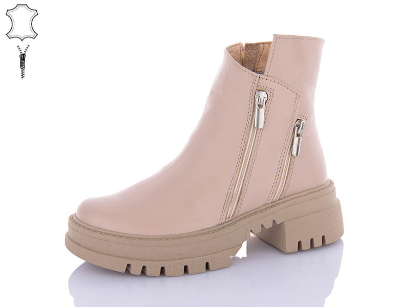 Ботинки ABA (36-41) 206 beige (зима)