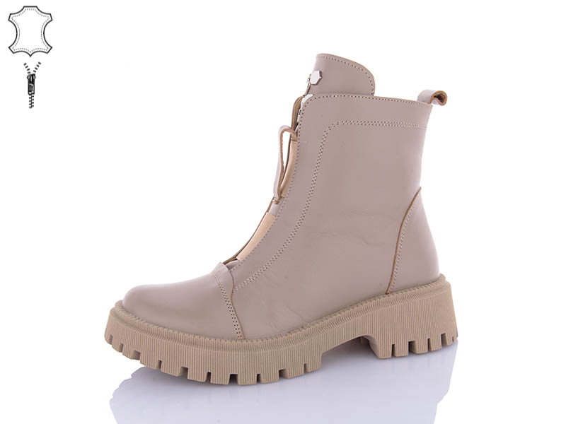 Ботинки ABA (36-41) 622 beige (зима)
